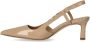 Michael Kors Nude Patent Leren Slingback Pump Beige Dames - Thumbnail 3