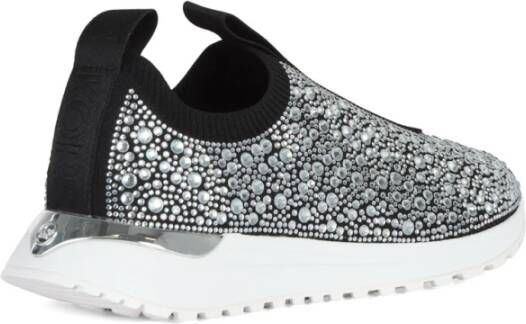 Michael Kors Bodie Slip-On Sneakers met Strass Black Dames