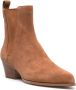 Michael Kors Bruin Leren Casual Enkellaarsje Brown Dames - Thumbnail 2