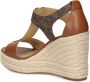 Michael Kors Bruin Leren Sleehak Sandalen Brown Dames - Thumbnail 4