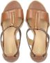 Michael Kors Bruin Leren Sleehak Sandalen Brown Dames - Thumbnail 5