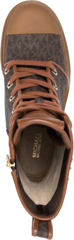 Michael Kors Bruine Casual Enkellaars Platte Schoenen Brown Dames