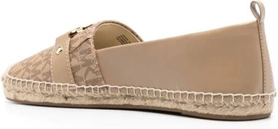 Michael Kors Bruine Casual Gesloten Platte Espadrilles Brown Dames