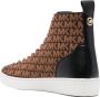 Michael Kors Bruine Gebreide High Top Sneakers Brown Dames - Thumbnail 5