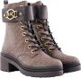 Michael Kors Bruine Lug Bootie met Distinctive Monogram Brown Dames - Thumbnail 5