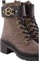 Michael Kors Bruine Lug Bootie met Distinctive Monogram Brown Dames - Thumbnail 6