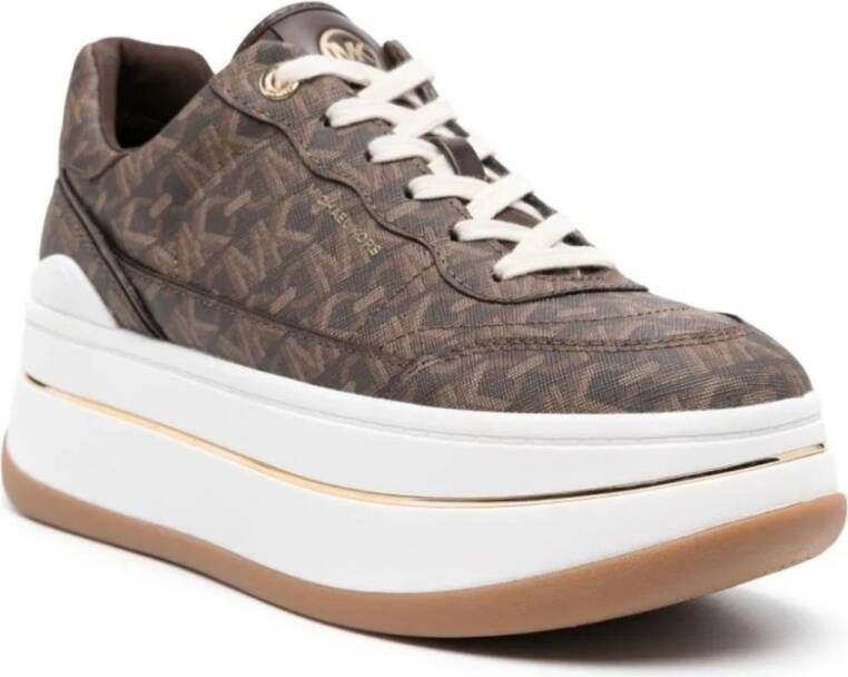 Michael Kors Bruine Vetersneakers Brown Dames