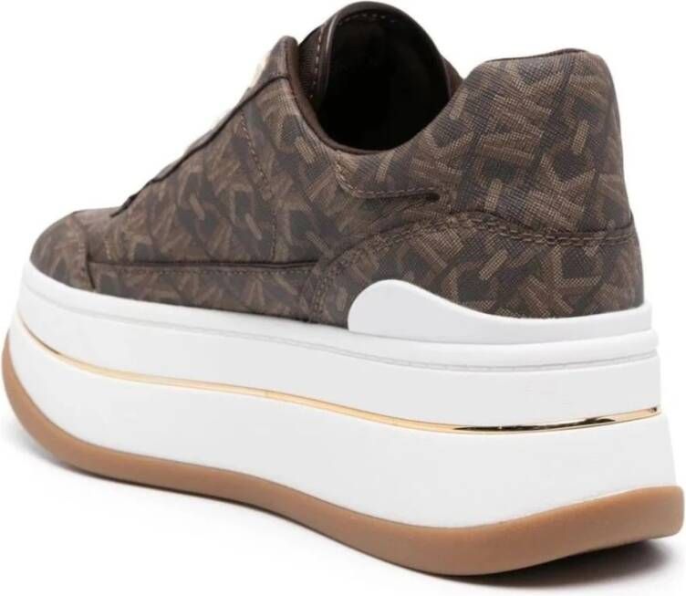 Michael Kors Bruine Vetersneakers Brown Dames