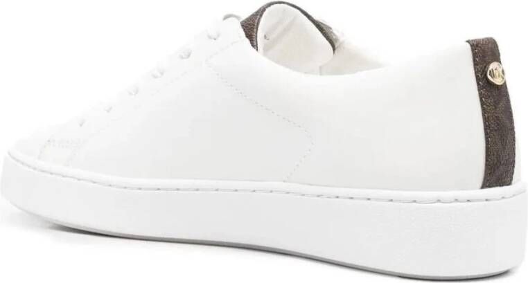 Michael Kors Bruine Vetersneakers White Dames