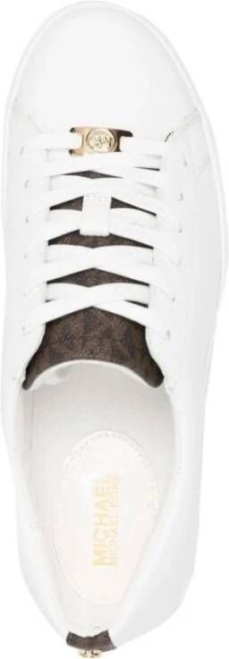 Michael Kors Bruine Vetersneakers White Dames