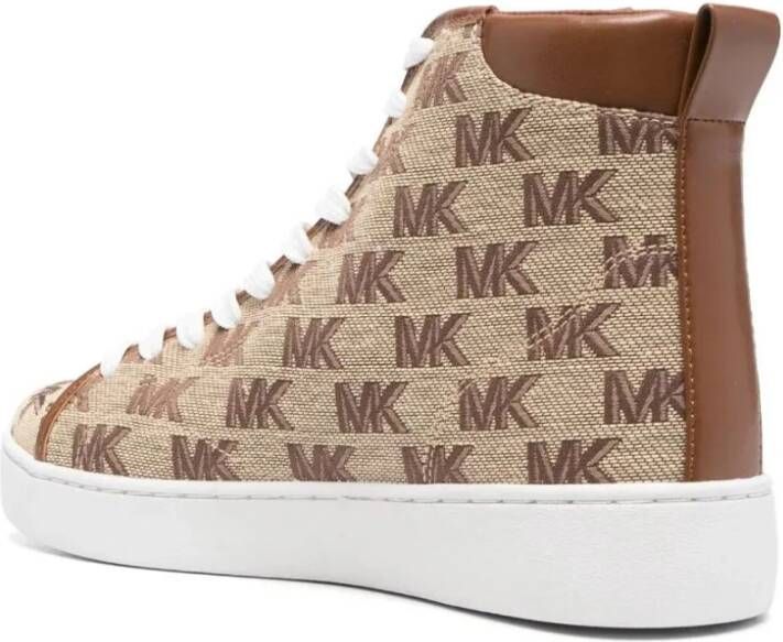 Michael Kors Casual Beige High Top Sneakers Beige Dames