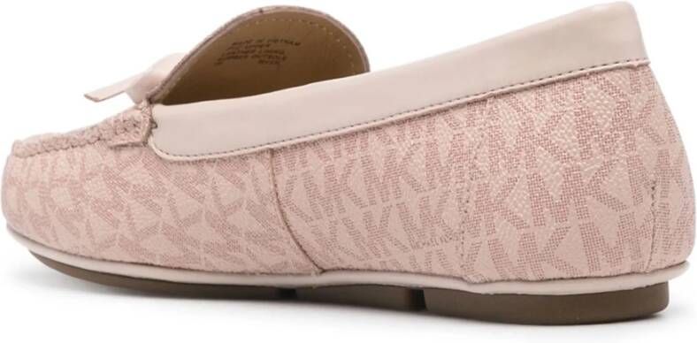 Michael Kors Casual Beige Loafers met textiel bovenwerk Beige Dames