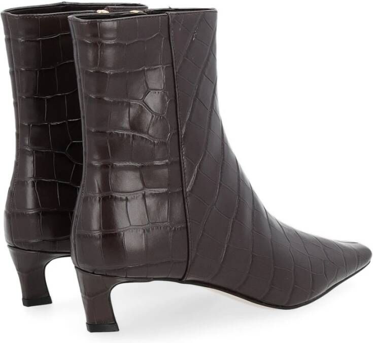 Michael Kors Chocolade Kitten Bootie Stijlvolle Schoen Brown Dames