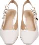 Michael Kors Crème leren slingback pumps Beige Dames - Thumbnail 2