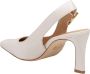 Michael Kors Crème leren slingback pumps Beige Dames - Thumbnail 3