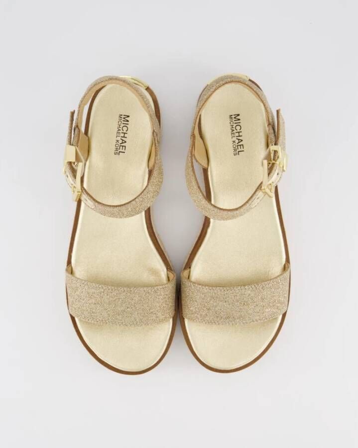 Michael Kors Dames Richie Espadrille Sandaal Goud Yellow Dames