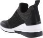 Michael Kors Dames Willis Wedge Sneaker Zwart Gou Black Dames - Thumbnail 8