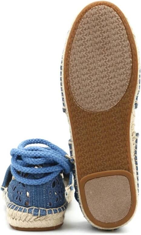 Michael Kors Denim Darciclosettoe Limited Edition Blue Dames