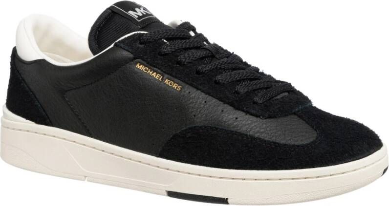 Michael Kors Effen Veterschoenen Black Heren