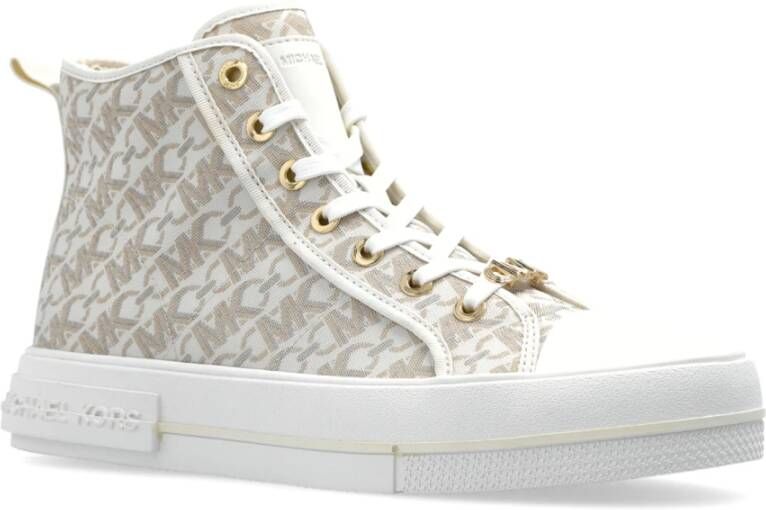 Michael Kors Enkellaagse 'Evy' sneakers Beige Dames