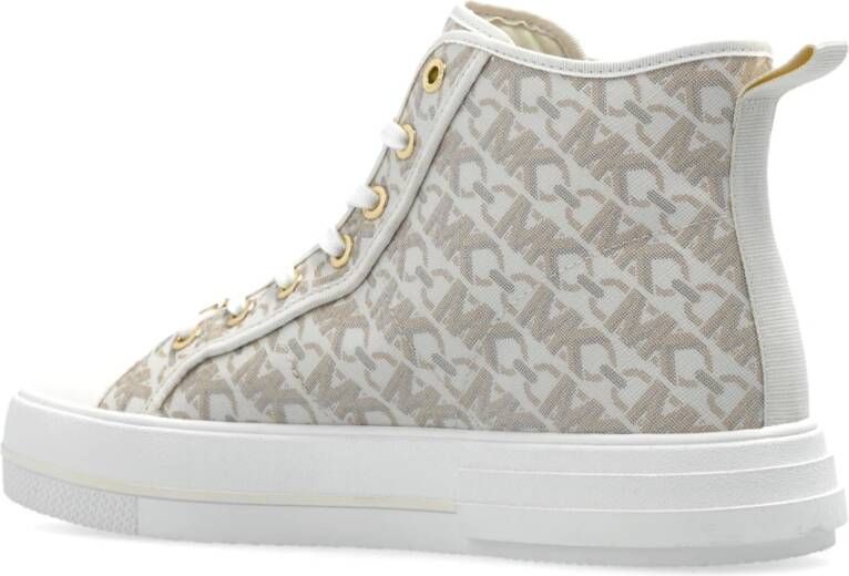 Michael Kors Enkellaagse 'Evy' sneakers Beige Dames