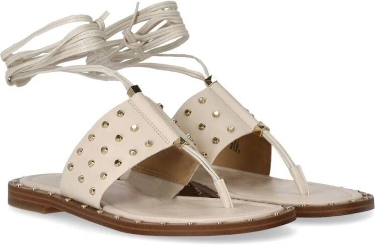 Michael Kors Flat Sandals Beige Dames