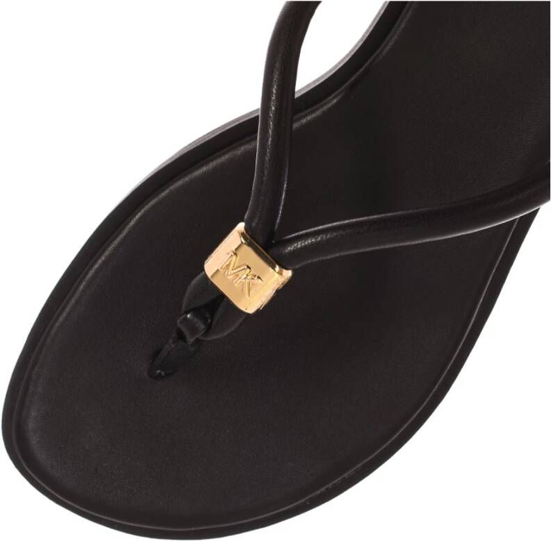 Michael Kors Flat Sandals Black Dames