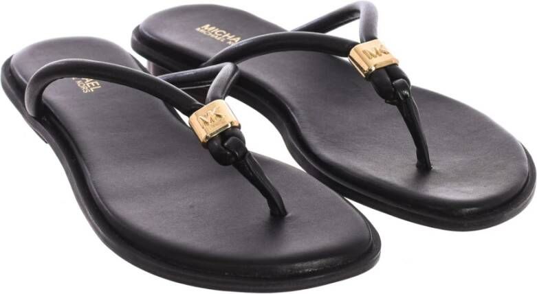 Michael Kors Flat Sandals Black Dames