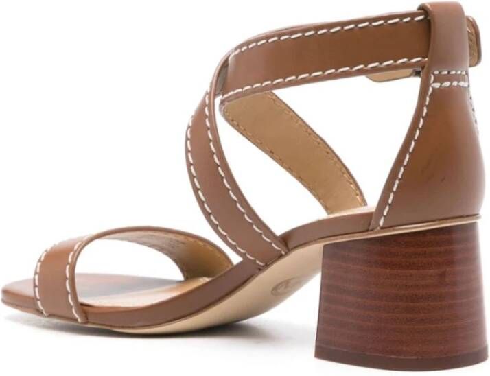 Michael Kors Flat Sandals Brown Dames