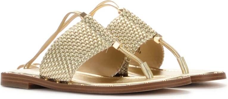 Michael Kors Flat Sandals Geel Dames