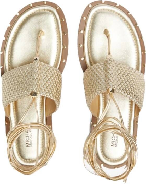 Michael Kors Flat Sandals Geel Dames