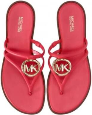 Michael Kors Flat Sandals Rood Dames