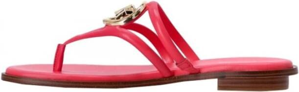 Michael Kors Flat Sandals Rood Dames