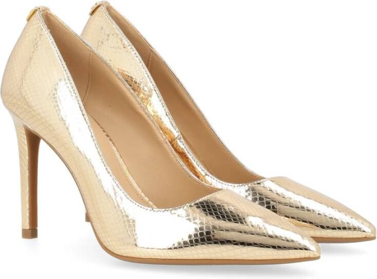 Michael Kors Flex High Pump in Pale Gold Yellow Dames