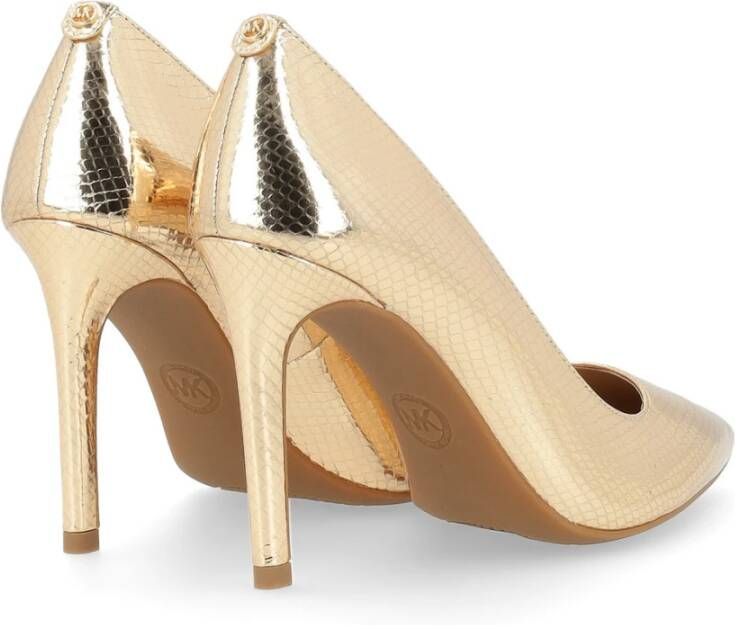 Michael Kors Flex High Pump in Pale Gold Yellow Dames