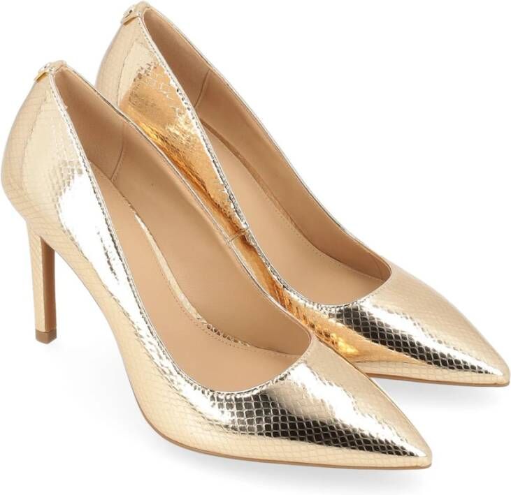 Michael Kors Flex High Pump in Pale Gold Yellow Dames