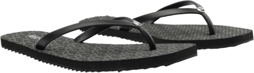 Michael Kors Flip Flops Black Dames