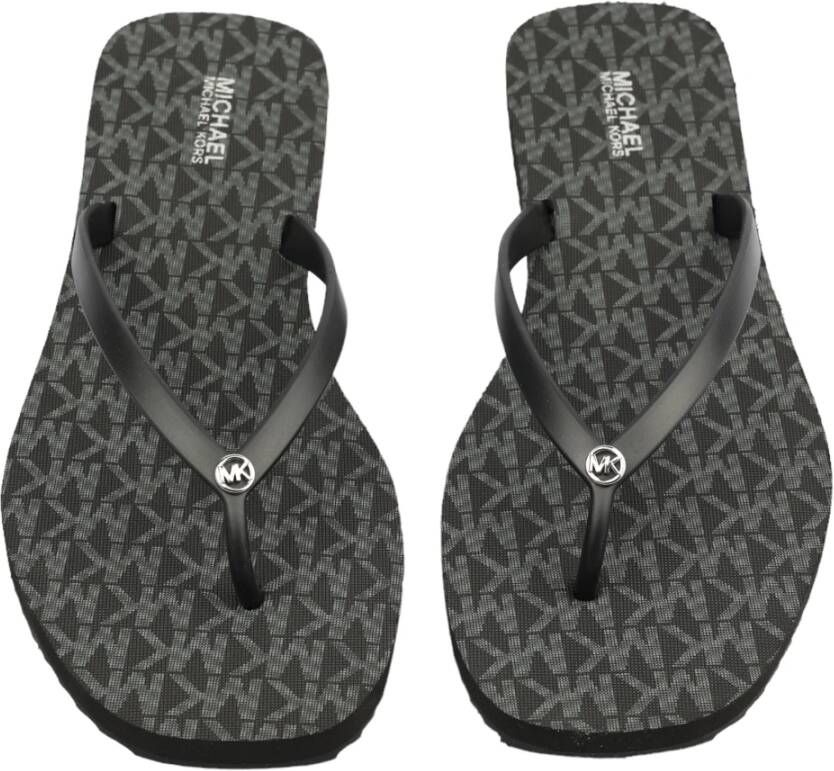 Michael Kors Flip Flops Black Dames