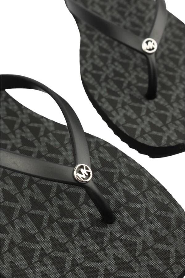 Michael Kors Flip Flops Black Dames