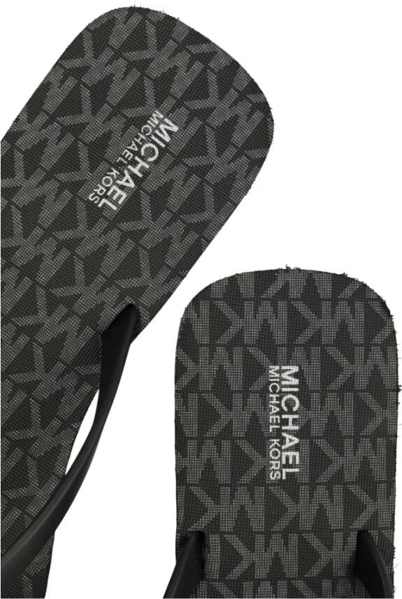 Michael Kors Flip Flops Black Dames