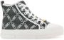 Michael Kors Geborduurde canvas sneakers Gray Dames - Thumbnail 2