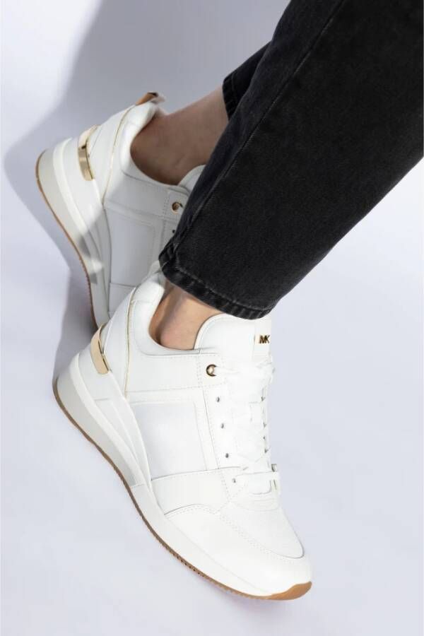 Michael Kors Georgie Wedge Sneakers White Dames