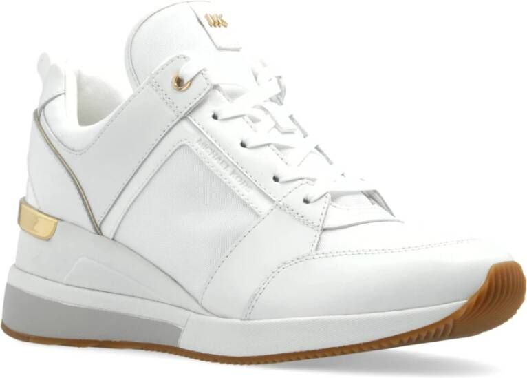 Michael Kors Georgie Wedge Sneakers White Dames