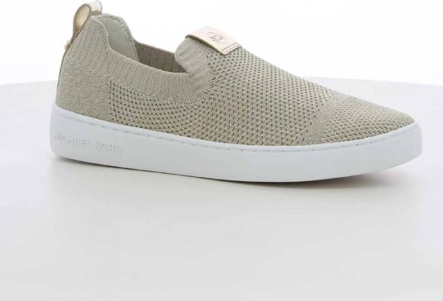 Michael Kors Gouden Dames Gebreide Sneakers Gray Dames