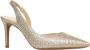 Michael Kors Gouden Glitter Slingback Pump Yellow Dames - Thumbnail 2