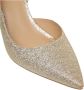 Michael Kors Gouden Glitter Slingback Pump Yellow Dames - Thumbnail 4