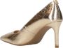 Michael Kors Gouden Metallic Leren Hak Schoenen Yellow Dames - Thumbnail 2