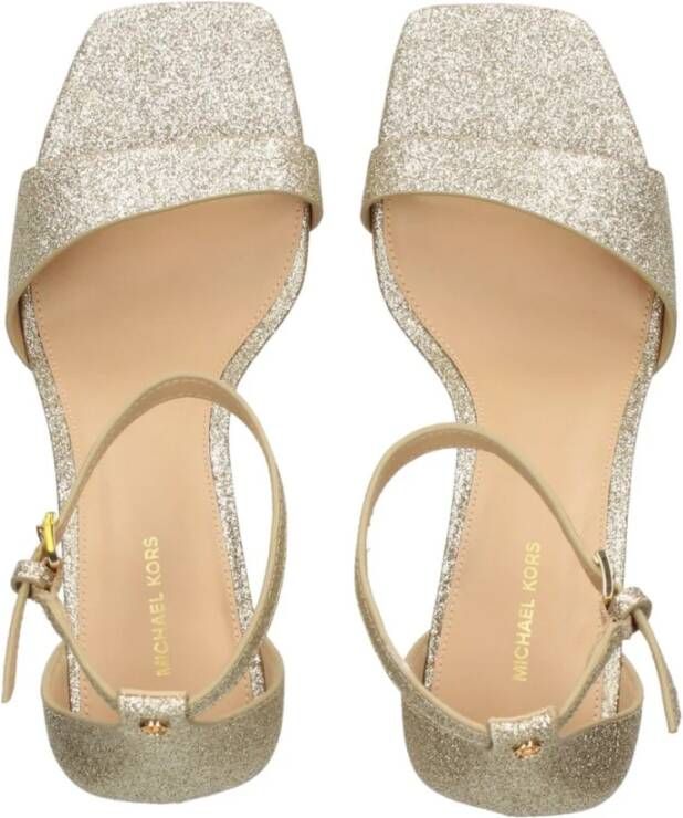 Michael Kors Gouden Sandalen voor Vrouwen Beige Dames