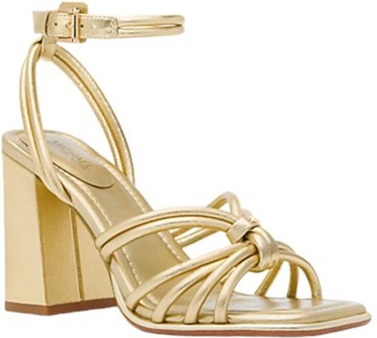 Michael Kors Gouden Sneakers Astra Sandal Bleek Yellow Dames