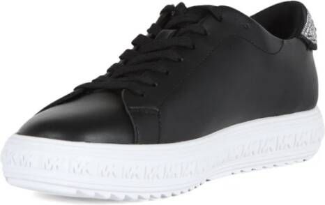 Michael Kors Grove Leren Sneakers met Strass Black Dames